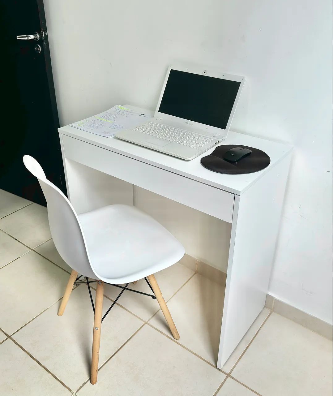 ESCRIVANINHA COM GAVETA MODERNA E MINIMALISTA DE MDF - Foto 3