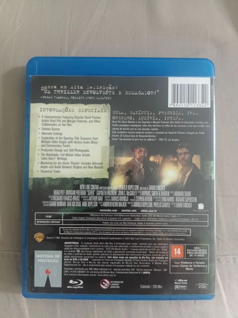 Seven Os Sete Crimes Capitais blu-ray - Foto 3