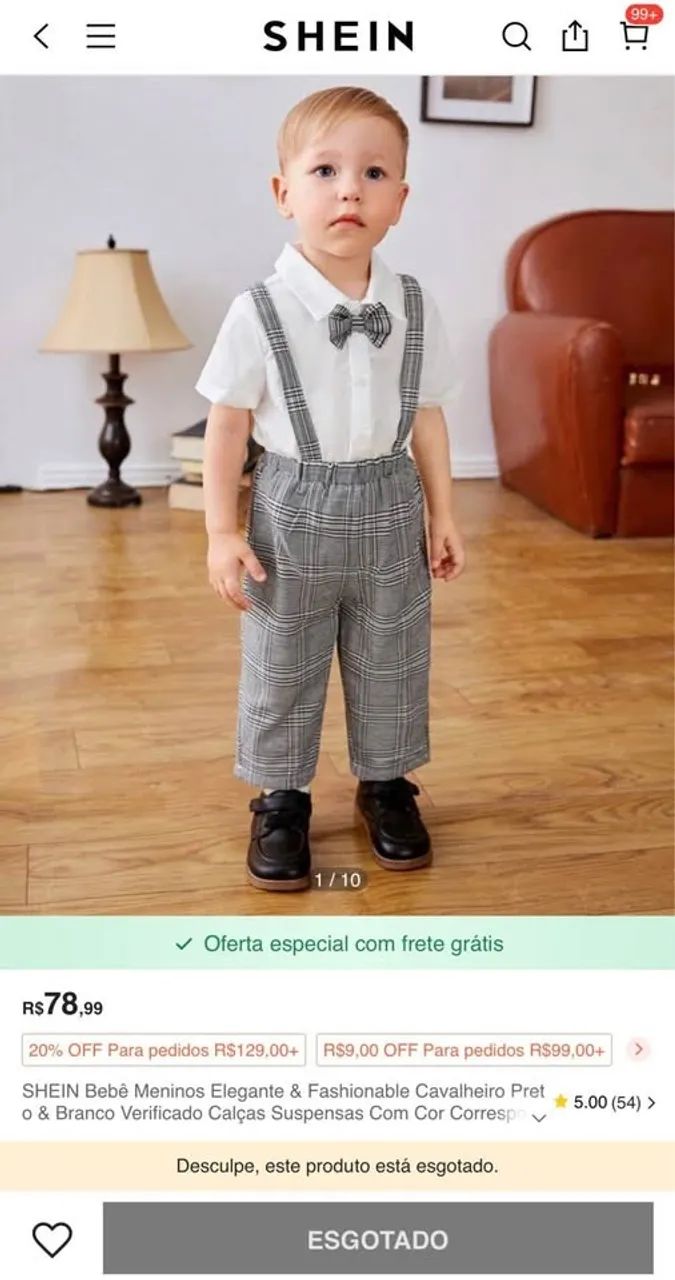 Roupa infantil - Conjunto social - Foto 3