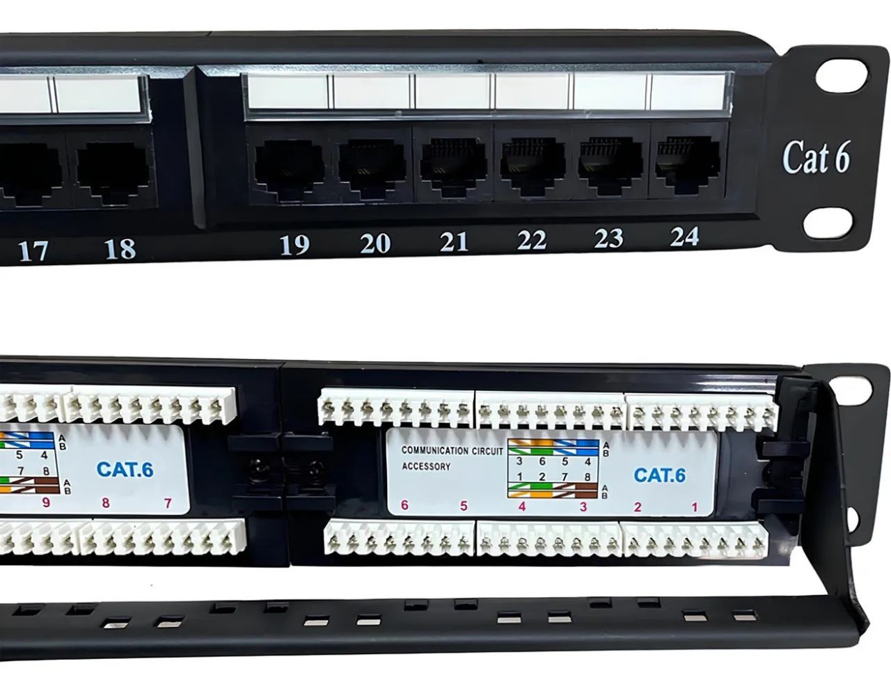 Patch Panel Cat6 24 Portas - Perfeito para Redes! - Foto 2