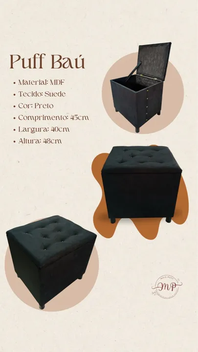 Mais Puff Conforto e Estilo