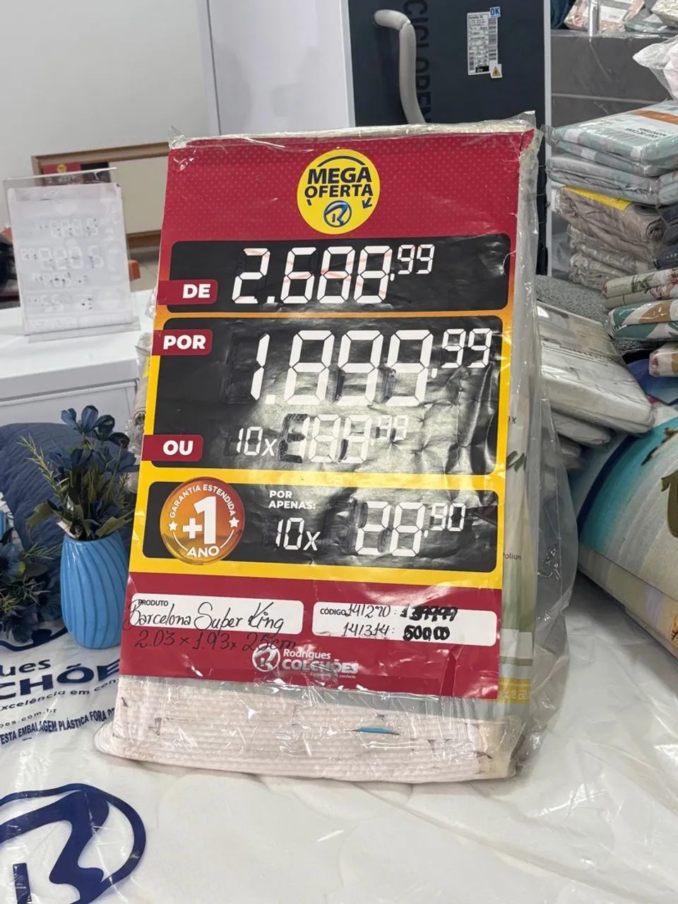 Colchão King Size Barcelona - Mega Oferta! - Foto 2