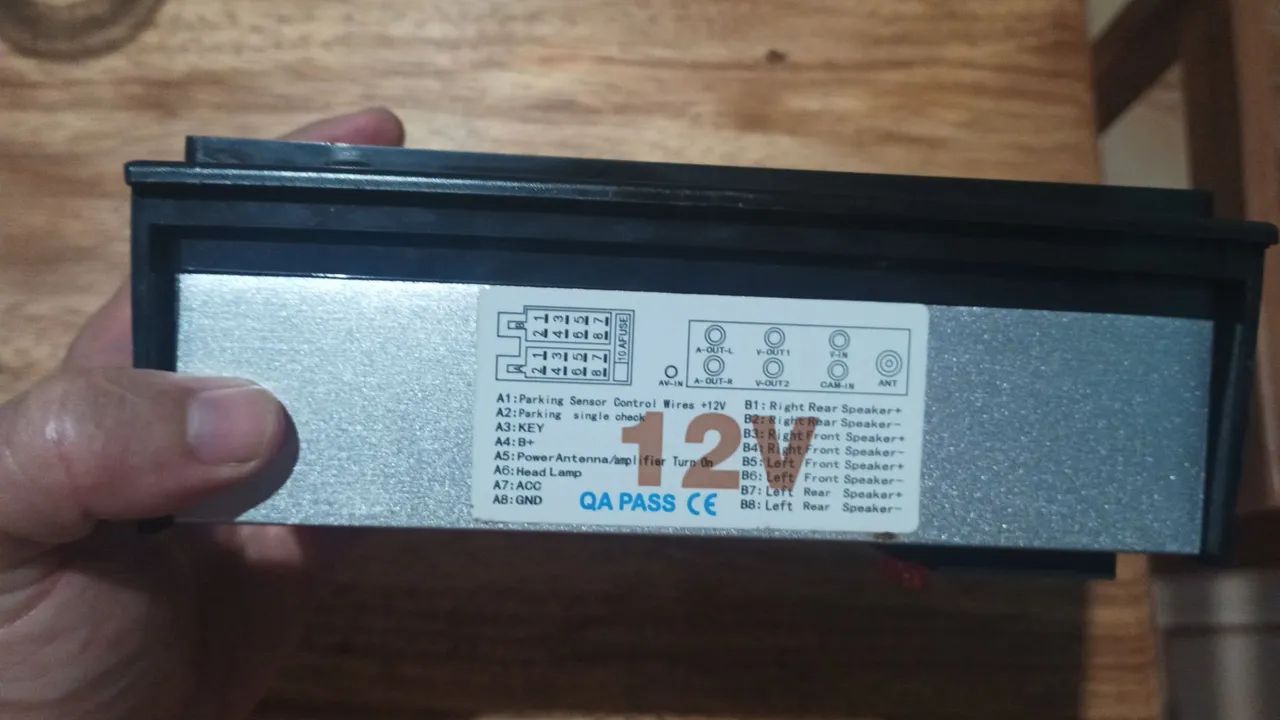 Central Multimídia 12V com Bluetooth e Tela Touch