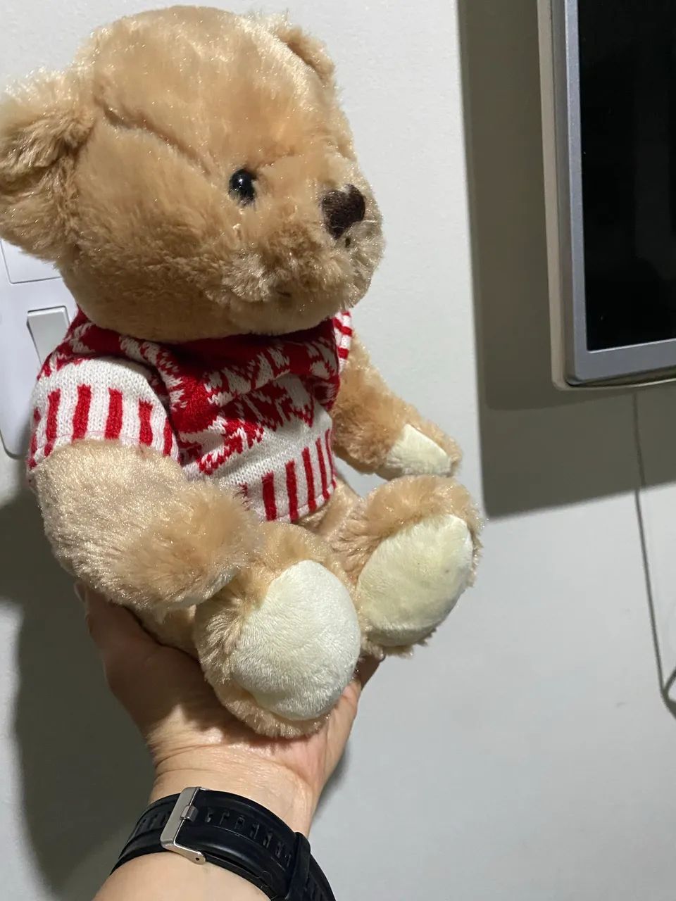  Pelúcia ursinho de natal