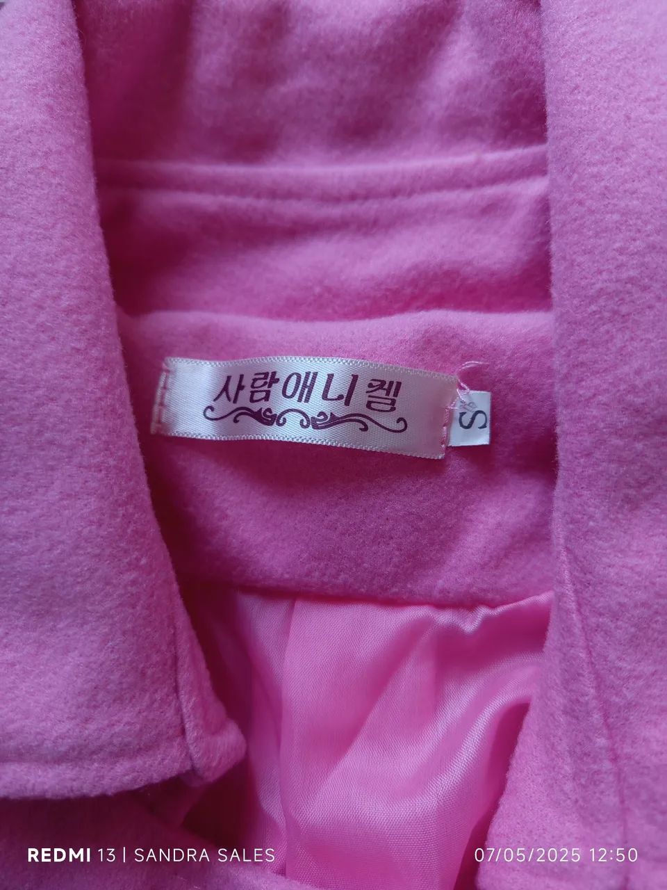 sobretudo Feminino Rosa - Foto 2