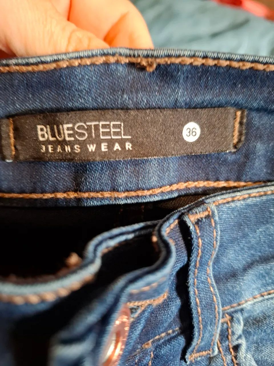 Calça jeans feminina Blue Steel  - Foto 2