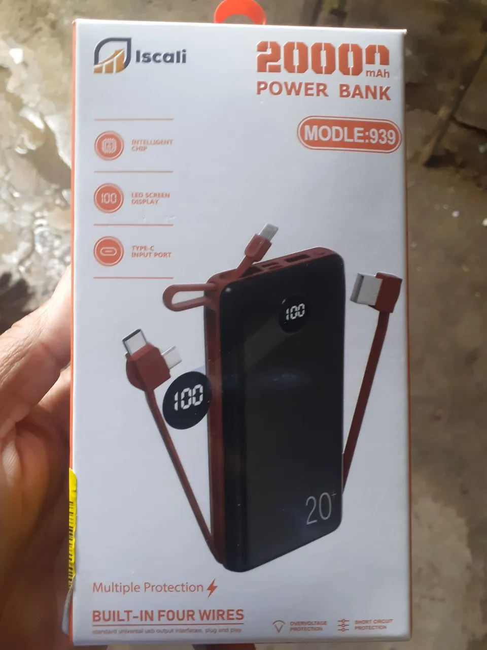 Carregador Portátil 20000mAh