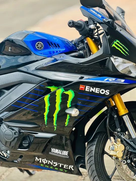 Yamaha R3 Monster Energy - Impecável! - Foto 9