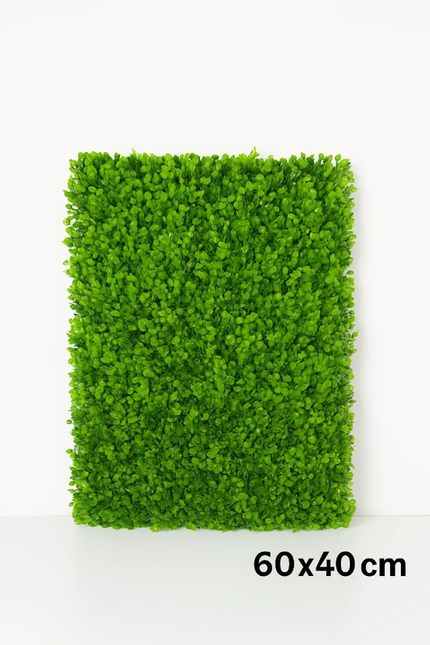 Painel Verde Artificial parede 60x40 10 unidades - Foto 2