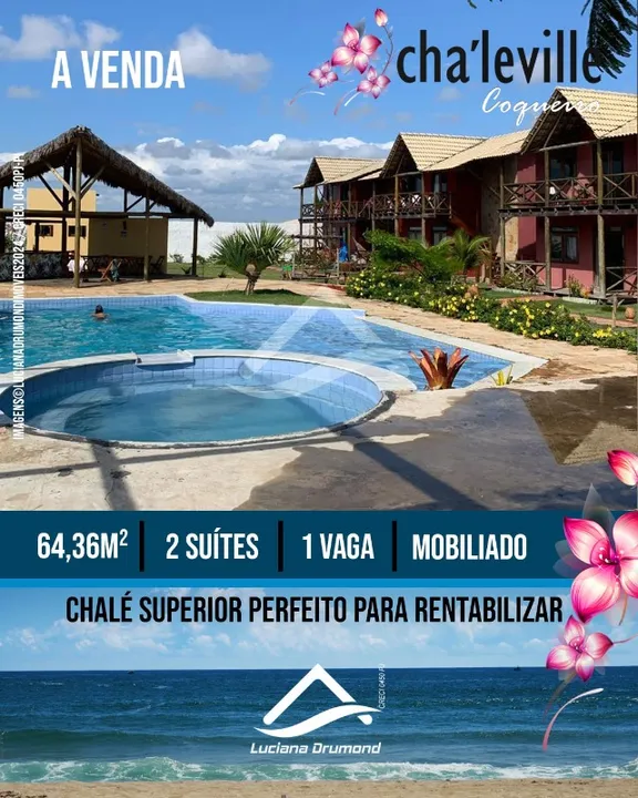 Chalé Coqueiro Mobiliado Oportunidade