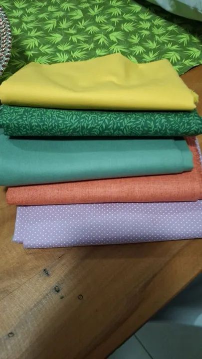 Cortes variados 1,50x 1,00 em tricoline 100% algodão, 5 cortes pir 100,00 - Foto 2