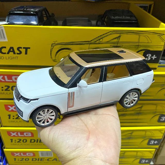 Carro de Brinquedo Land Rover XLG 1:20 Die-cast em liga Metálica