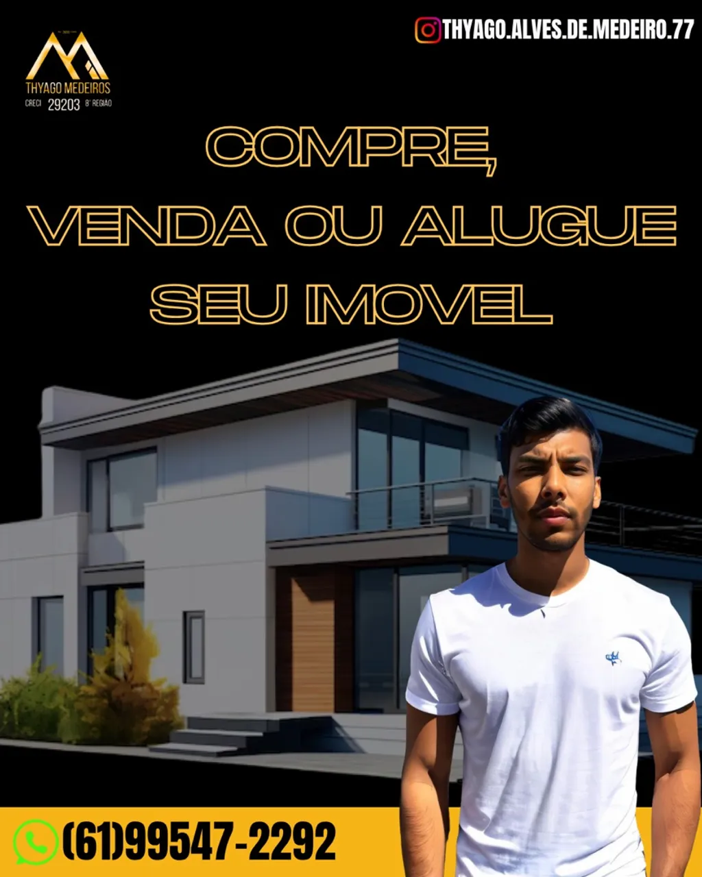Serviço de corretor de imóvel venda, compra ou alugue