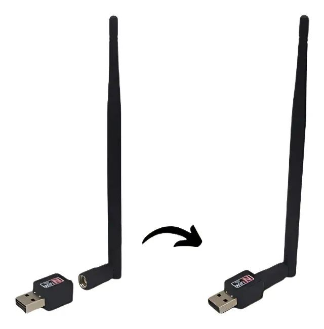 Adaptador de rede wireless antena usb sem fio Kapbom KA-T8188 - Foto 4