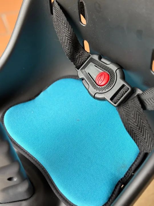 Cadeirinha Bike Polisport Kangaroo Ff Azul Dianteira - Foto 5