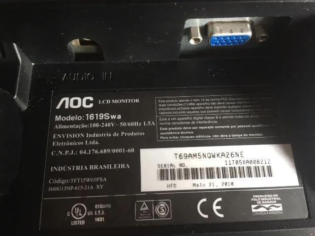  Monitor AOC 19 - (LCD) - Foto 2
