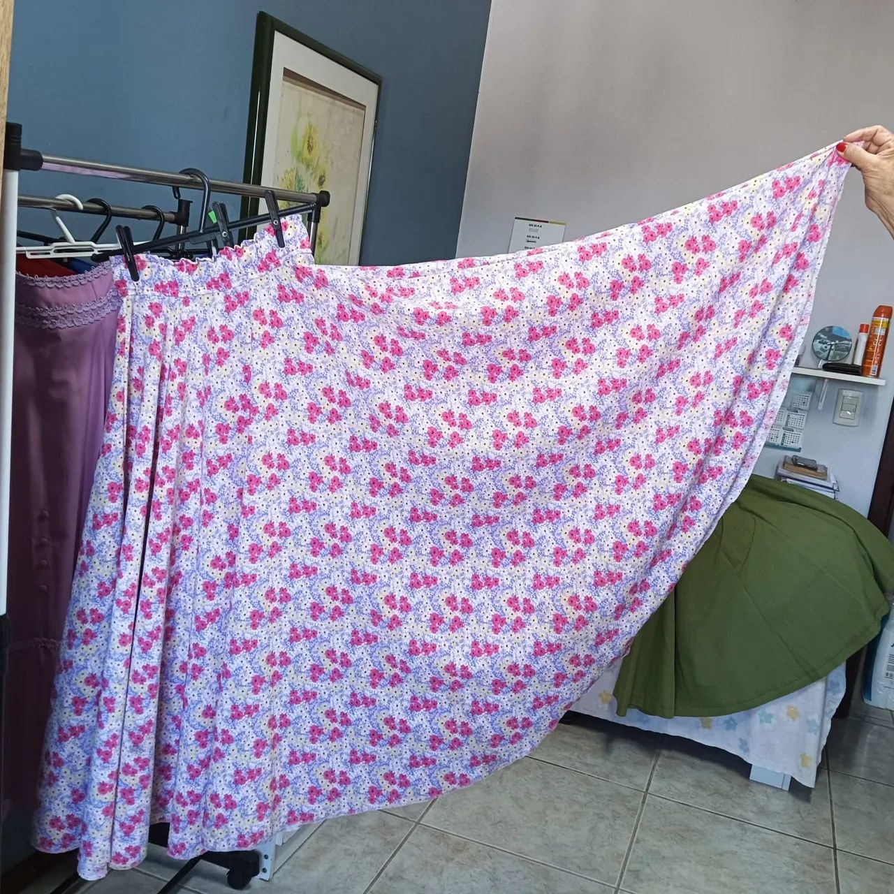 Saias de prenda - Diversas Cores e Estampas - Foto 3