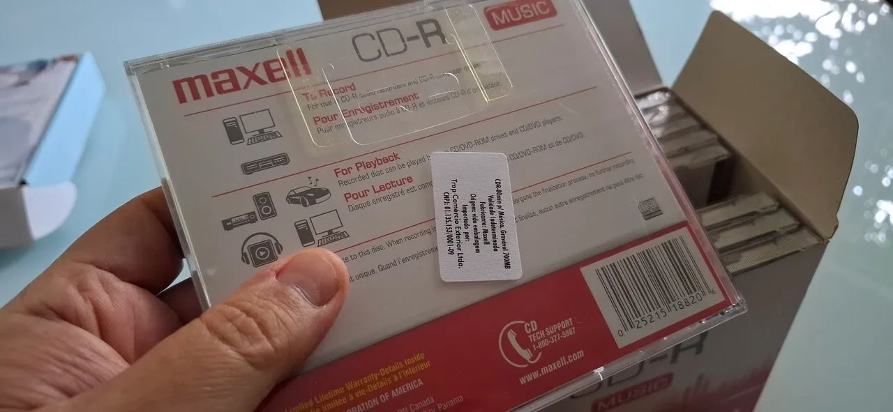 Pack de 10 CDs Maxell CD-R Audio/Music - Foto 4