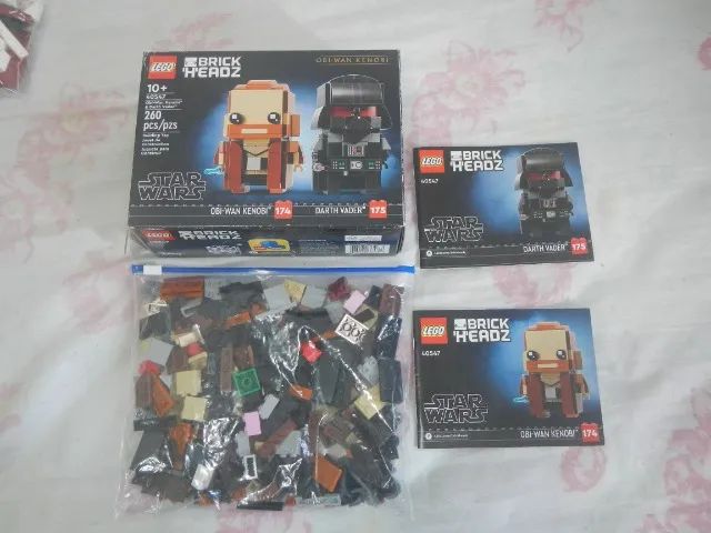 Lego 40547 Obi-Wan e Darth Vader BrickHeadz