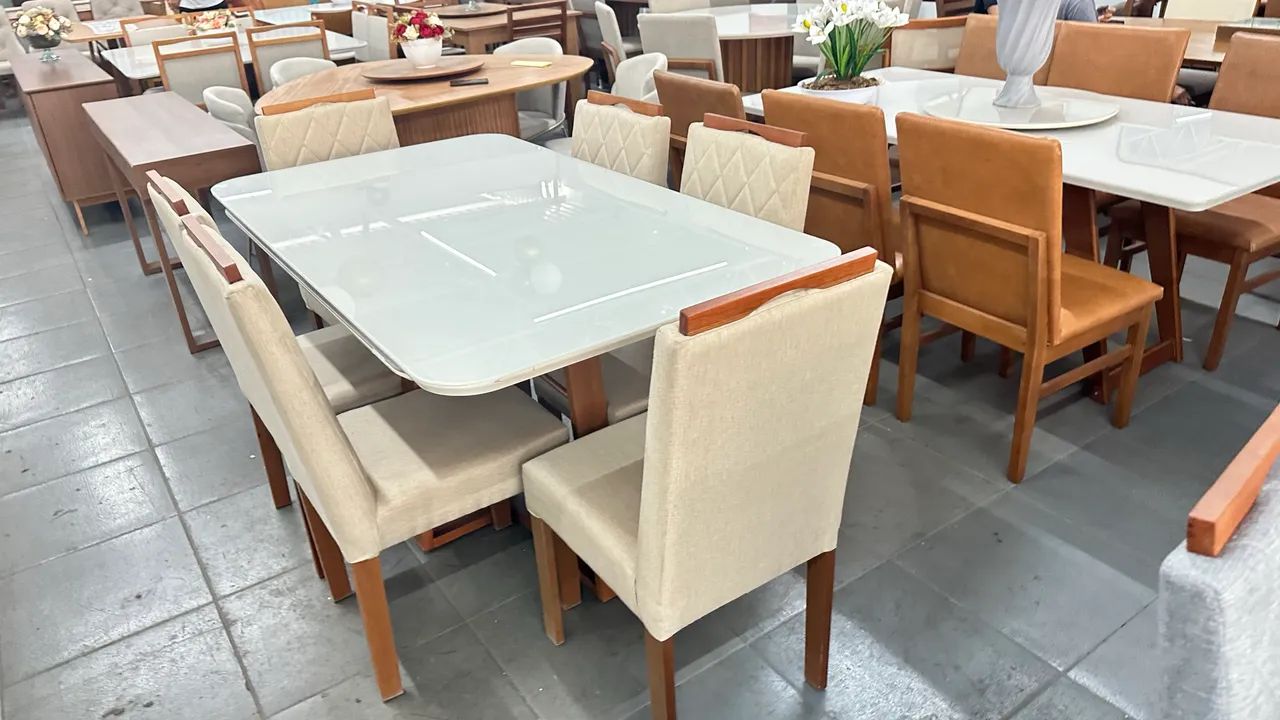 Mesa nova completa pronta entrega pintura laca e matas - Foto 3