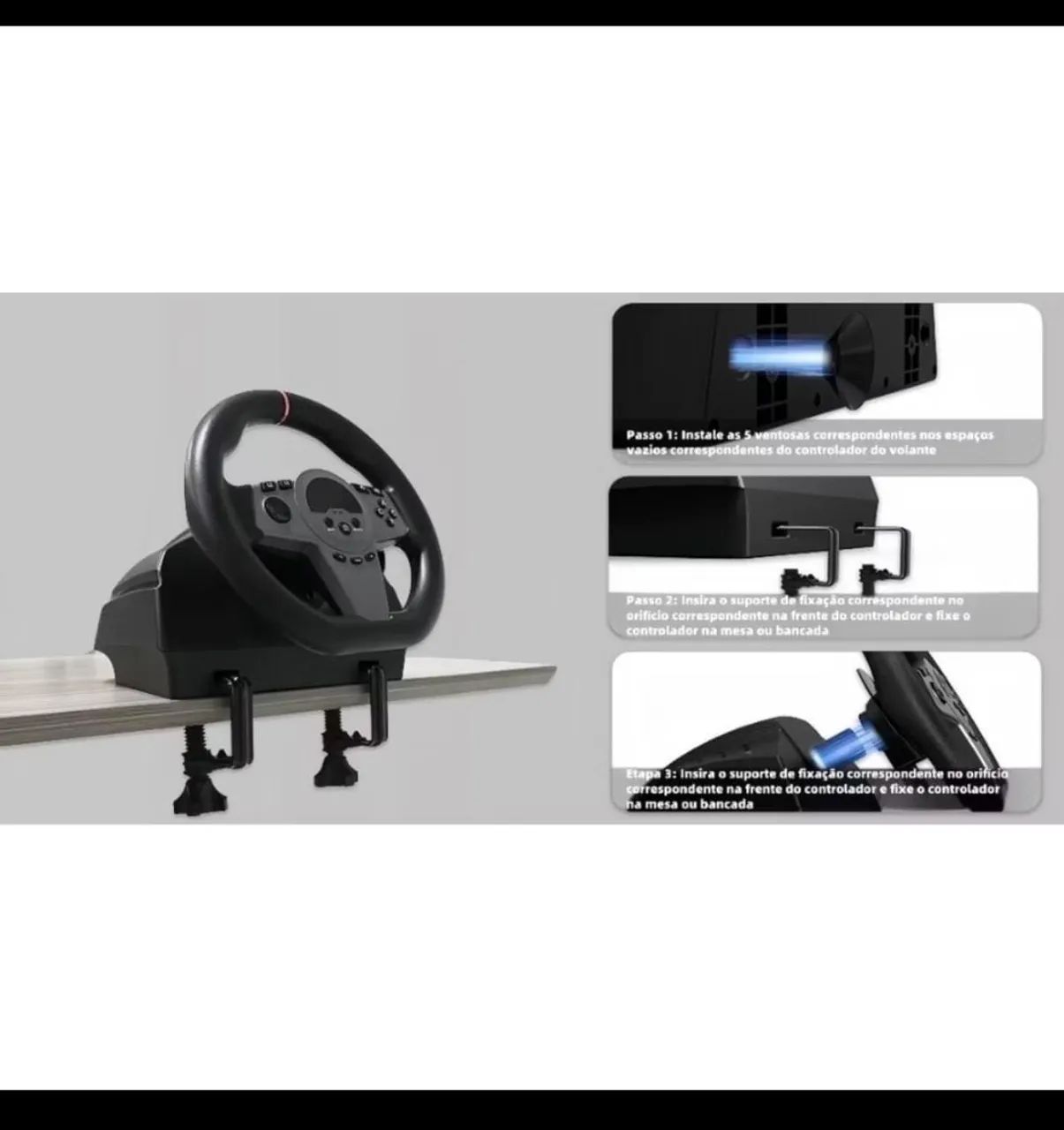 Volante com pedal - Foto 4