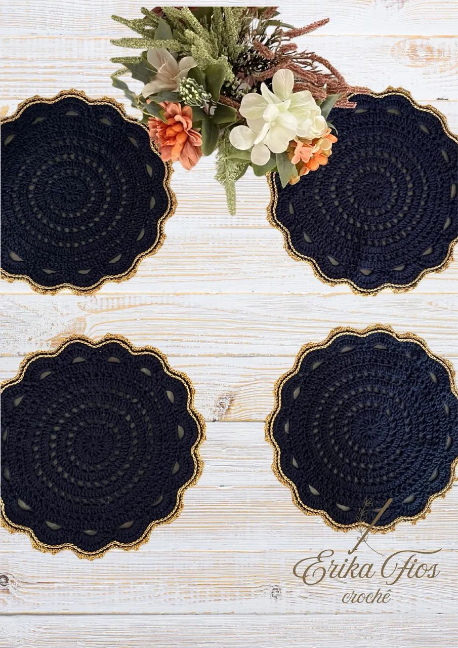 Jogo americano em crochê  - Foto 2