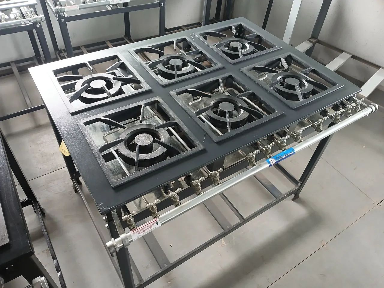 Fogão Industrial 6 Bocas Duplas Mr Fogões  - Foto 3