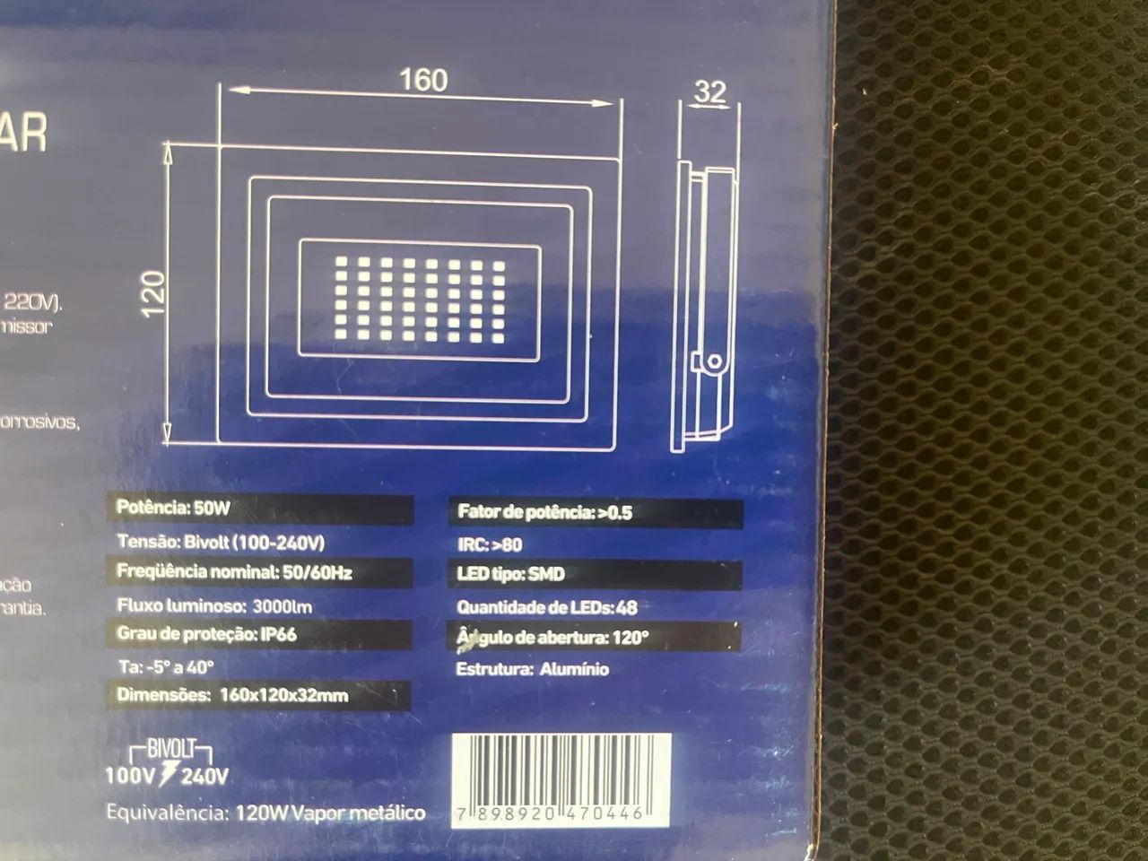 Refletor led 50w verde  - Foto 3