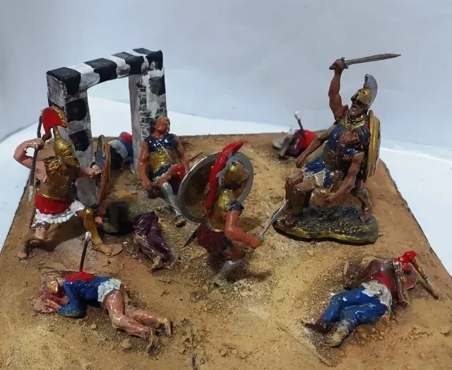 diorama A Morte Do Rei Leonidas - Foto 4