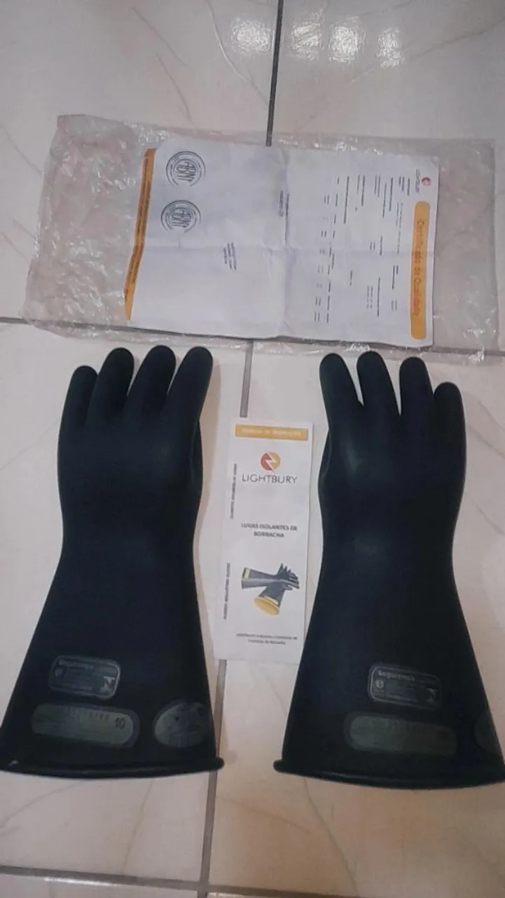 Luvas Isolantes de Borracha Lightbury