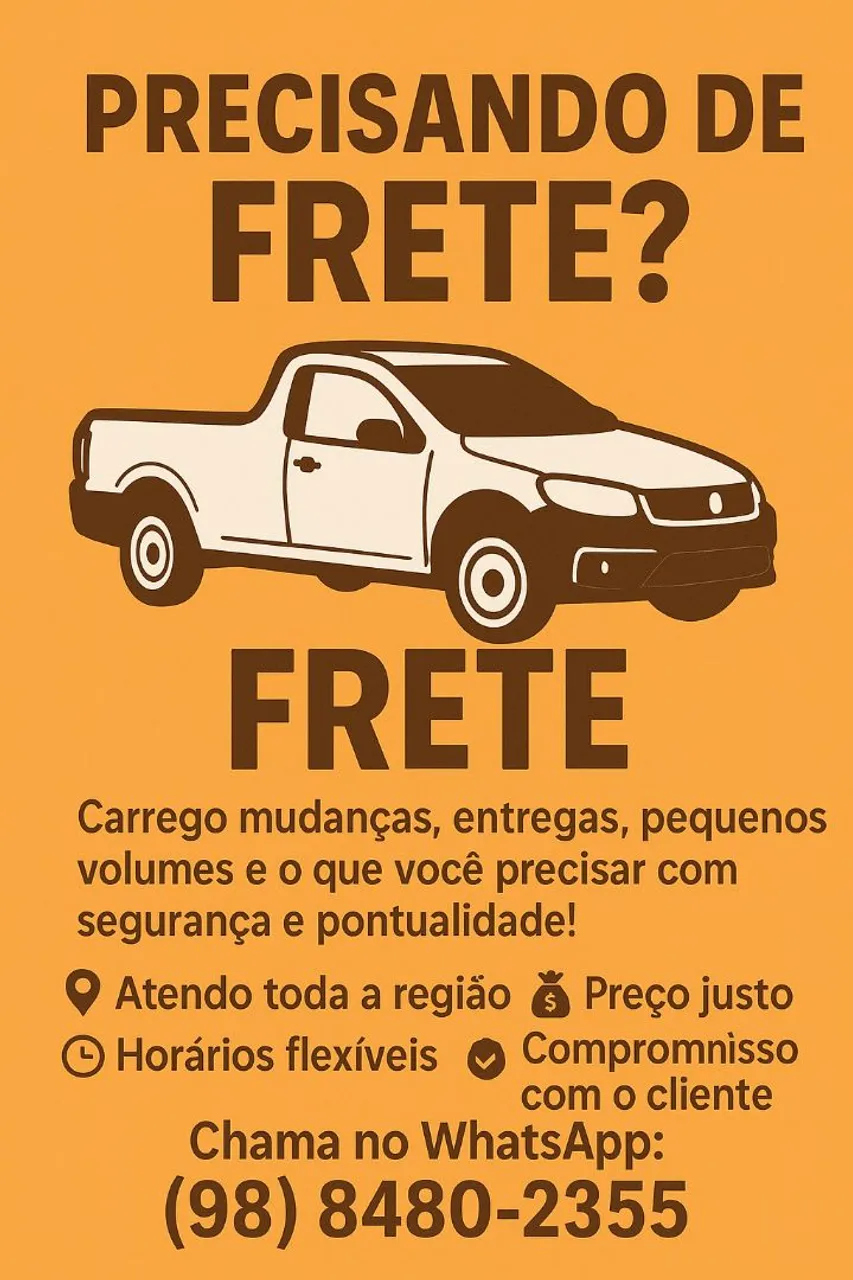 Frete rápido e seguro