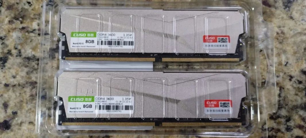 Kit Memória 16 gigas DDR4 3600GHZ - Foto 3