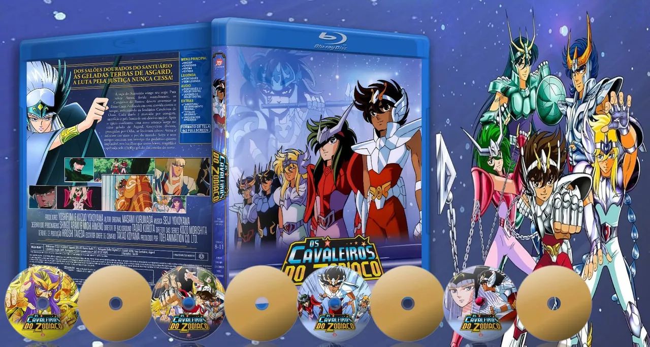 CAVALEIROS DO ZODÍACO BLURAY - CDs, DVDs etc - Cidade São Mateus