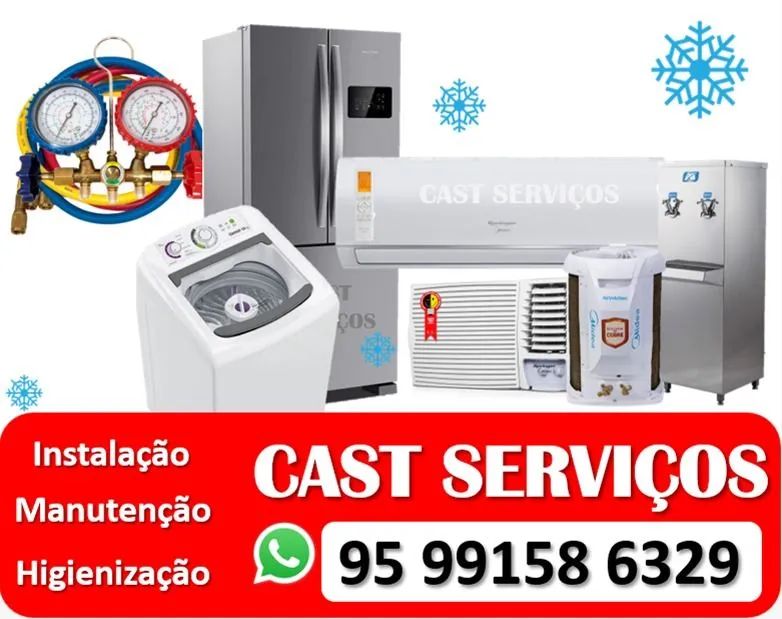 Manutenção e Instalação de Ar Condicionado, Refrigeradores e Lavadoras