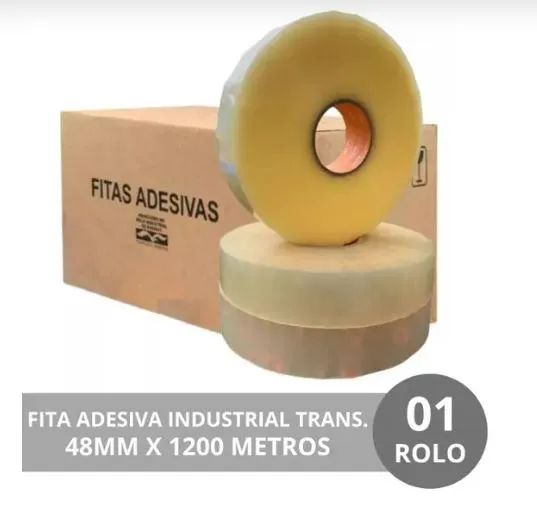 Fita Adesiva Larga/grande 48x1200 Durex Industrial Maquina
