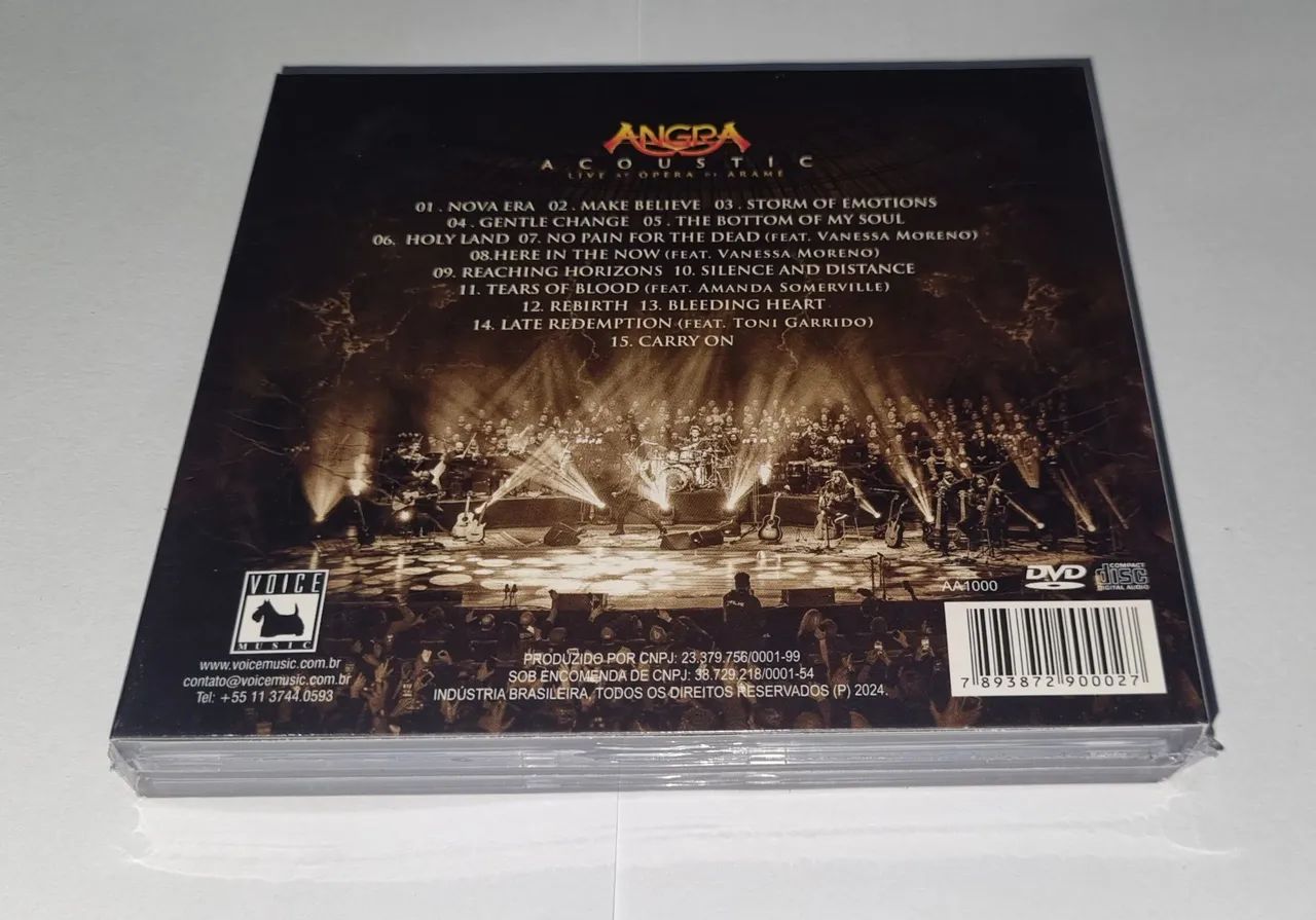 Angra - Acoustic Live at Ópera de Arame (CD) - Foto 2