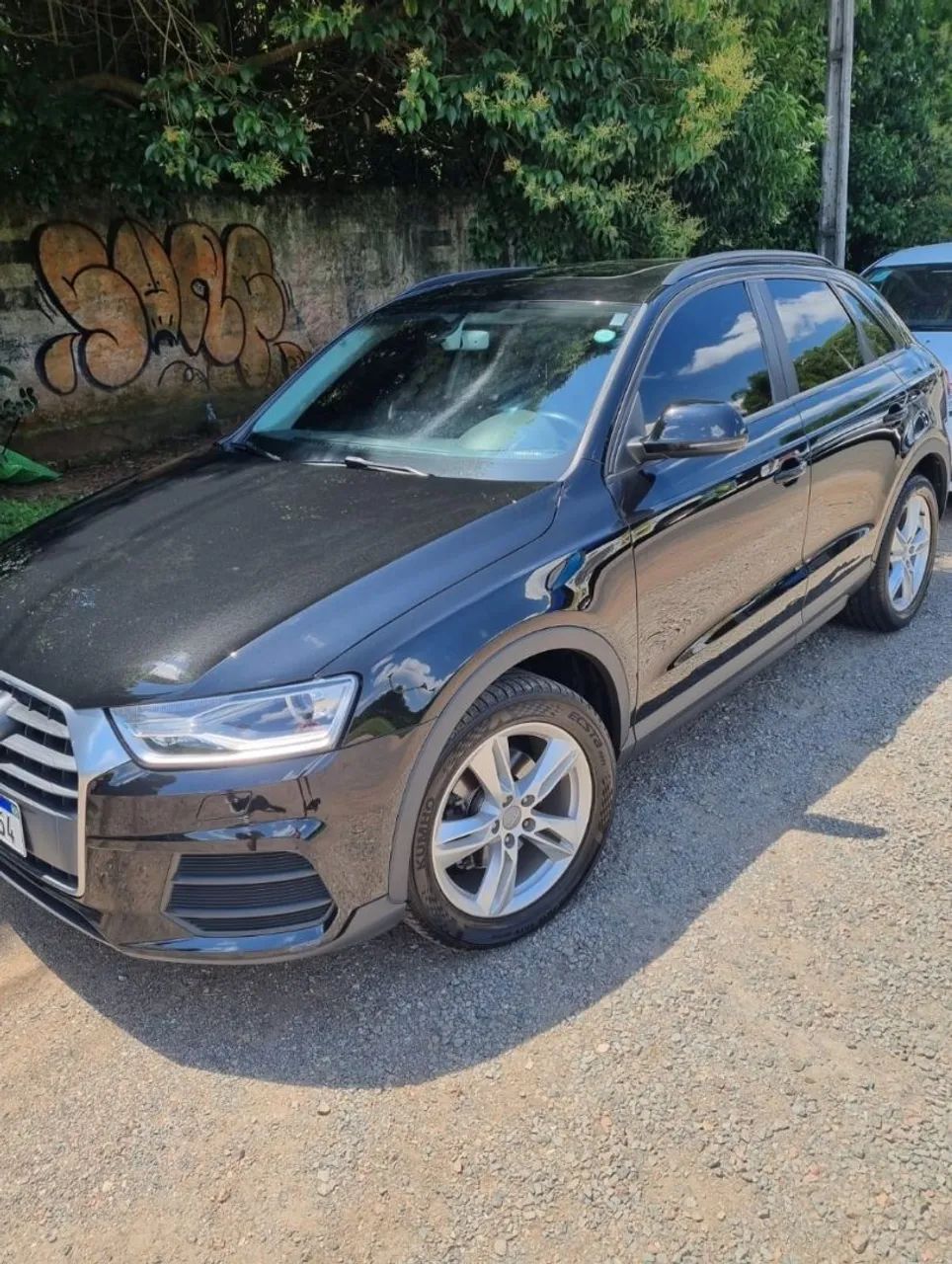 AUDI Q3 1.4 TFSI 2016 PRETO COM TETO PANORAMICO 