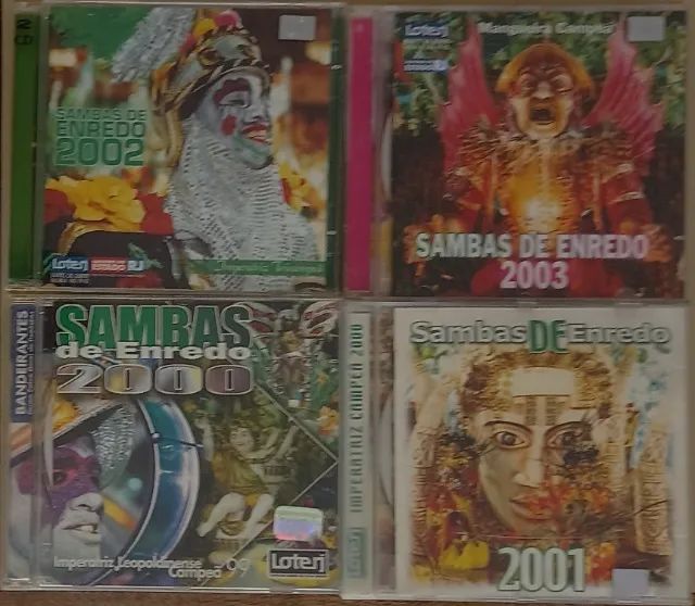 CD Coleção, lote, kit  com 17 CDS - Samba Enredos Carnaval RJ - Foto 2