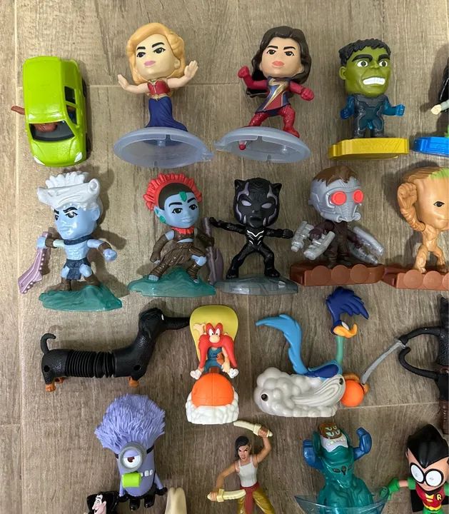 Kit Brinquedos bonecos coleção McDonalds diversos - 40 unidades - Foto 2