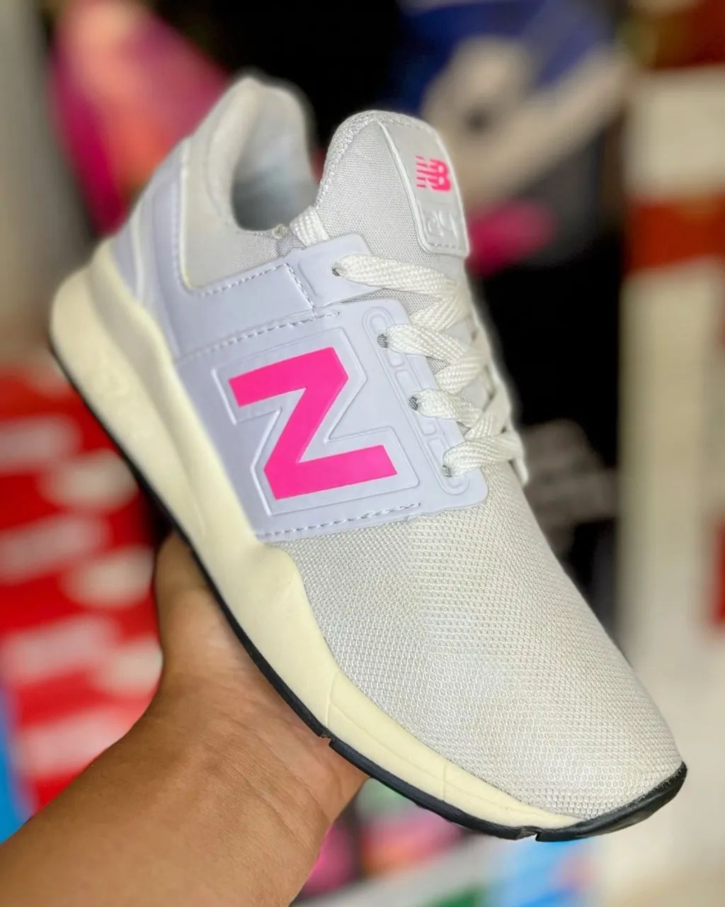 Tênis New New Balance 247 Branco Feminino Sapatos New Balance 247