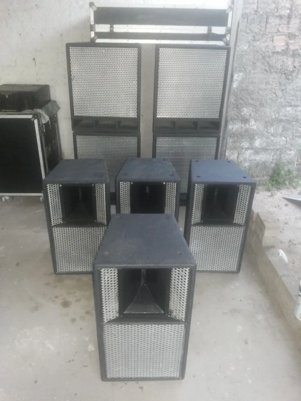 Caixas Profissionais Passivas (1.400 W Rms) (aceito cartão)