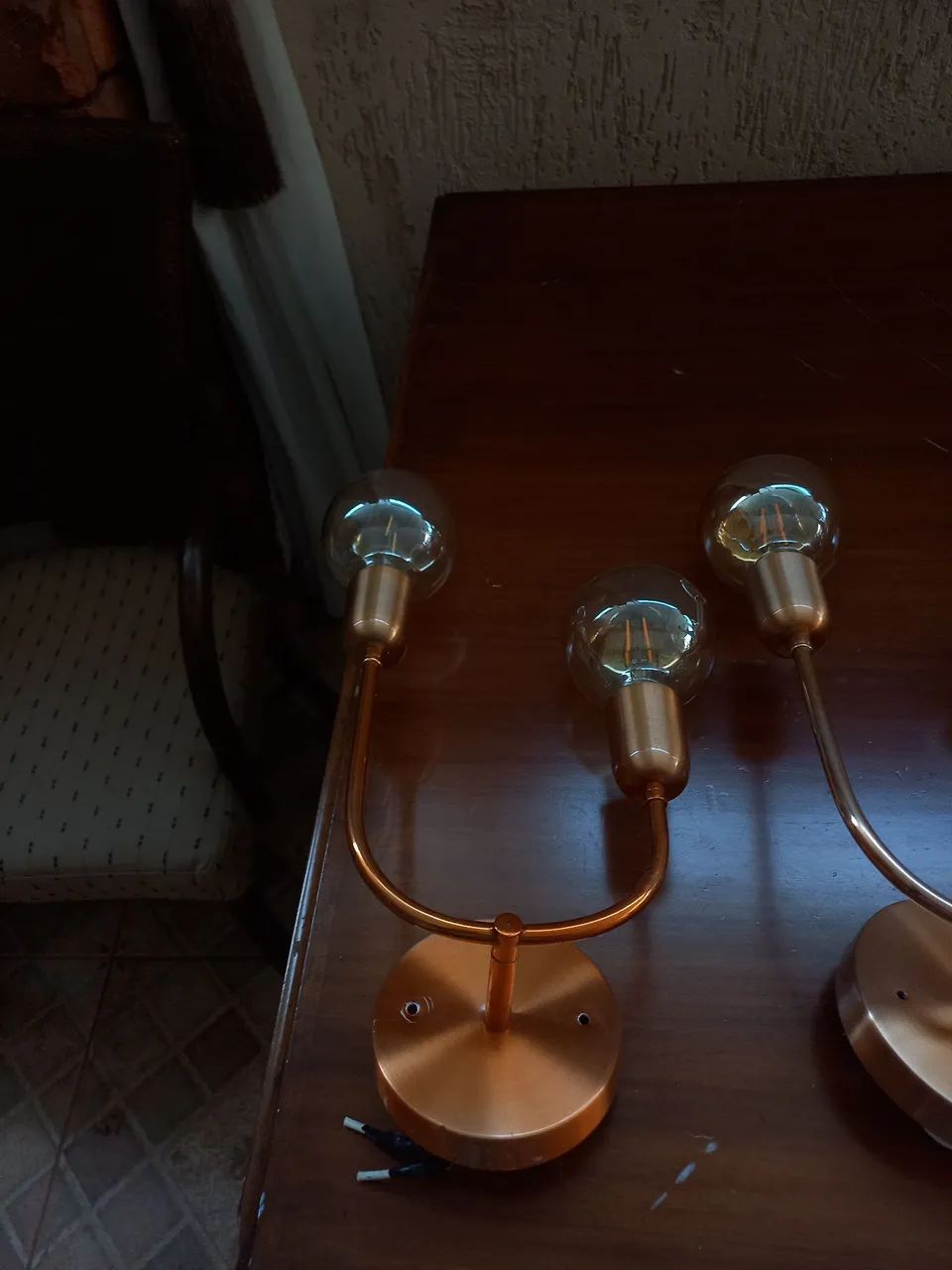 Lustre Moderno com 2 Lâmpadas