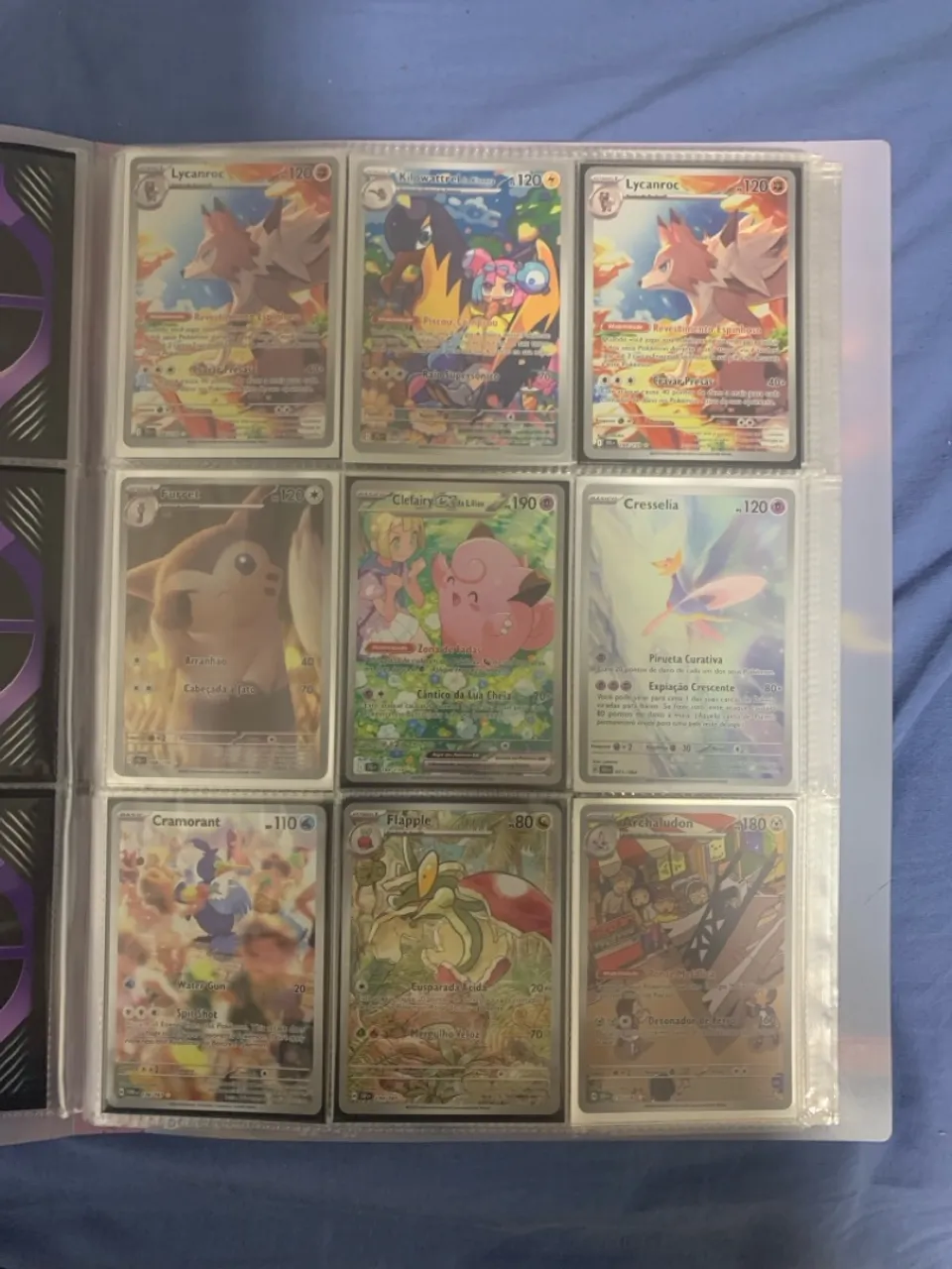 Cartas Pokémon coleção completa