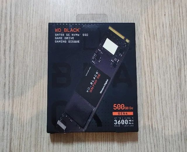 SSD NVMe WD Black SN750 SE 500gb (lacrado)