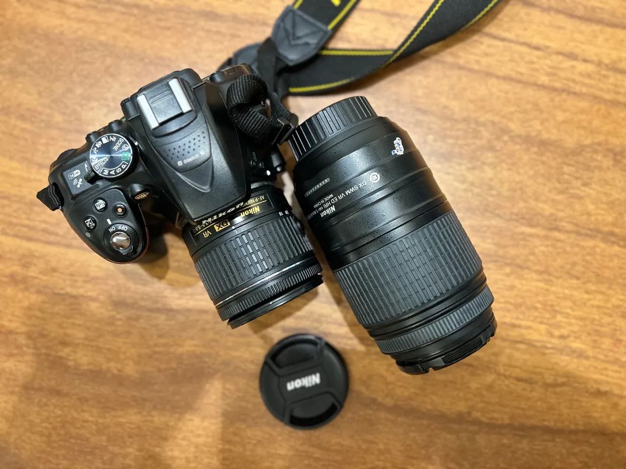 Câmera DSLR Nikon D3500 com Lente 18-55mm + Lente 80-300mm - Foto 5