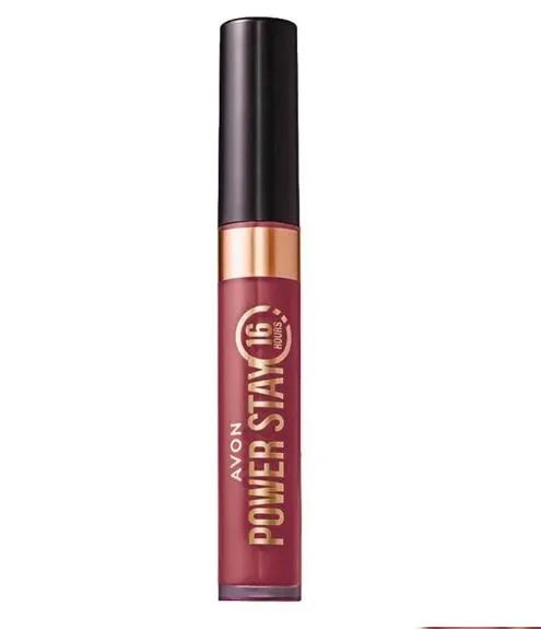Batom Power Stay Líquido Matte 16h Cor Nude Malva - Avon - Foto 3