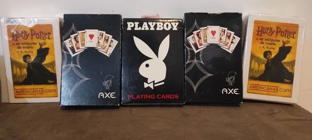 Baralhos: Playboy, Axe e Harry Potter