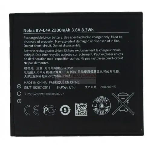 Bateria Nokia BVL4A Lumia 830 Original