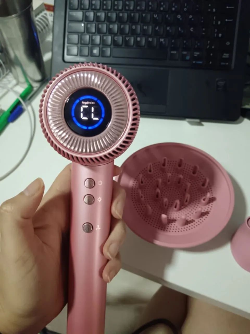 Secador Profissional Europeu - 100.000 RPM, Íons Negativos, Super Silencioso, LED - Foto 5