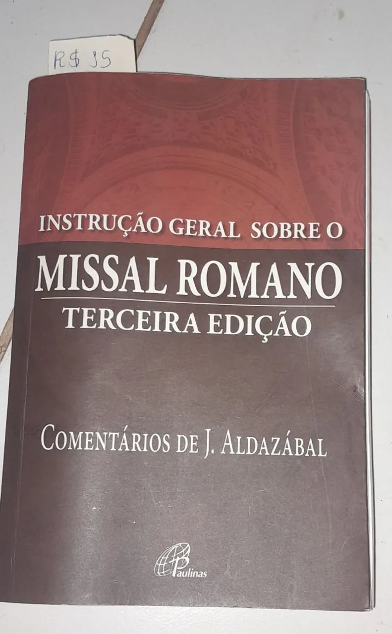 Livro Missal Romano - Terceira Edição